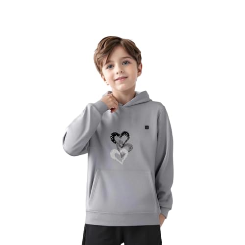 Sweat à capuche chauffante USB pour garçons et filles lavable