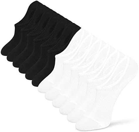 IDEGG No Show Socks Women & Men Low Cut Ankle Short Anti-slid Athletic Running Casual Invisible Liner Socks