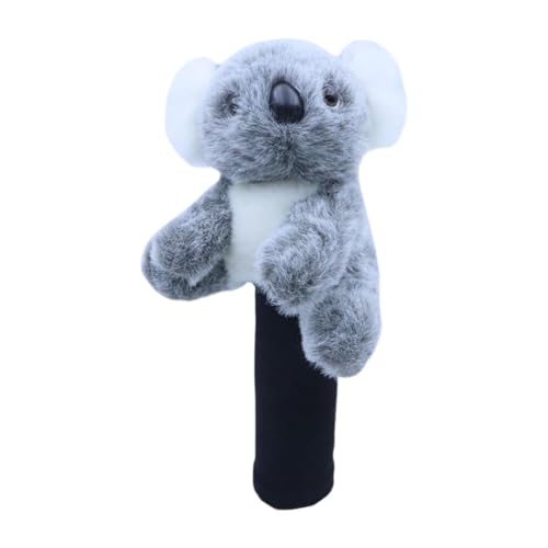 Vaveren Koala Golf Headcover Golf Club Cover for Drivers Hybrid,Golf Accessories,Funny,Golf Gift,Cute,Lightweight, Plush, Lovely, Gray