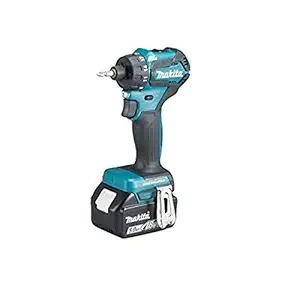 Makita DDF083RFE Plastic Cordless Driver Drill 1/4 Hex 18V (Blue and Black, Set of 1)
