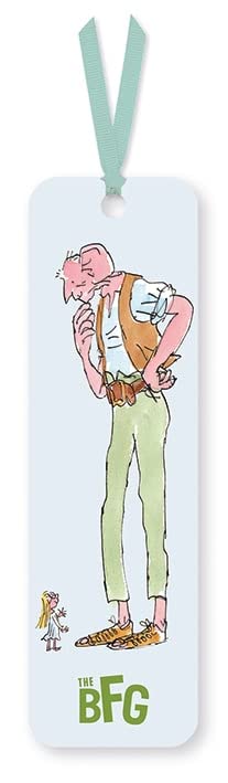 Museums & Galleries Artistic Bookmark - with Colour Ribbon Tag - for Him/for Her - Gift Stationery (The BFG)