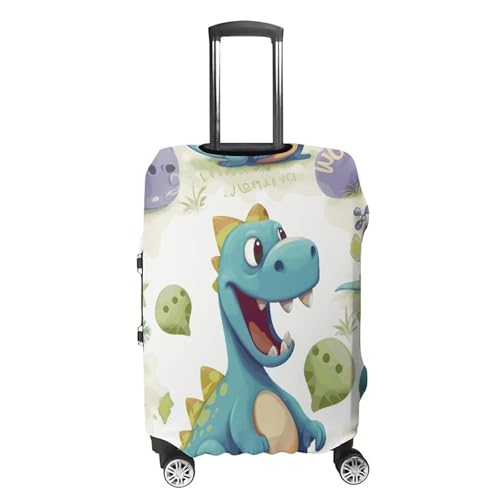 Cute Dinosaur Printed Luggage Cover Protector, Fits 18-32 Inch Luggage4