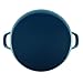 Rachael Ray Enamel on Steel Stock Pot/Stockpot with Lid, 12 Quart, Marine Blue