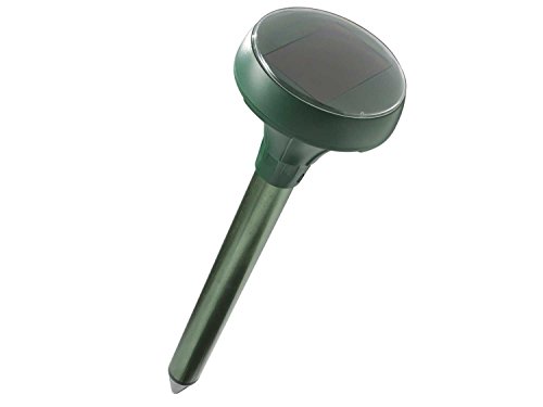 Solar Maulwurfschreck vertreibt Maulwürfe, Wühl- und Spitzmäuse Niederfrequenzwellen Cover