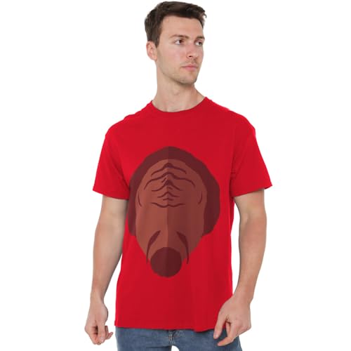 Photo de new boundary designs, inc. Star Trek The Next Gen Klingon Unisex Adult T Shirt Tricot, Rouge (Rosso), 4XL Mixte