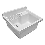 Vitreous China single bowl kitchen drop-in sink