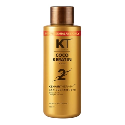 Image of Coco Keratin Protein Treatment Maximum Strength Smoothing Reduces Curls and Frizz Nourishes & Protects hair for Virgin & Henna Coated-120ml