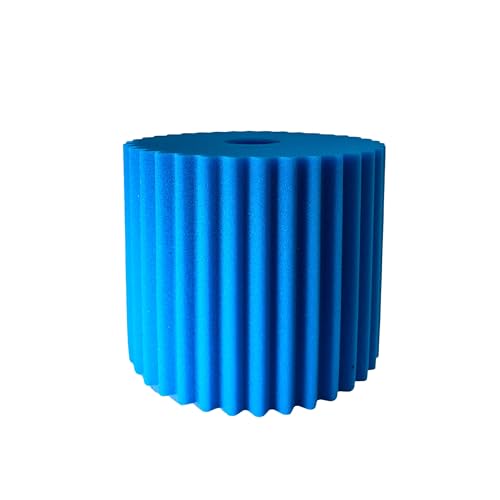 Nispira 506B Foam Dust Filter Replacement for Electrolux Centralux Aerus Central Vacuum 1561,1569,1580,1584,1590,1590A E130 Series, E177A Blue Scalloped, 1 Pack
