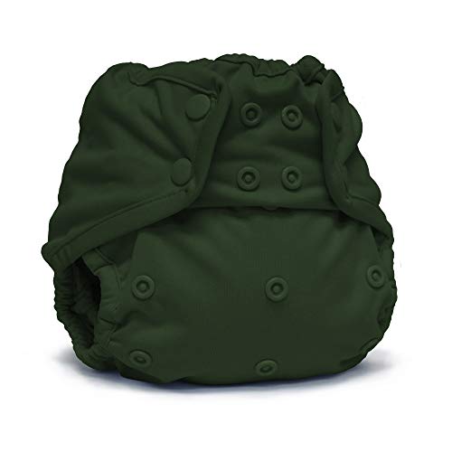 Image of Kanga Care Rumparooz Double Leg Gusset Reusable Cloth Diaper Cover One Size Snap | Pine 6-35 lbs