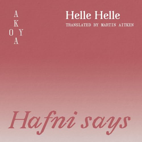 Couverture de Hafni says