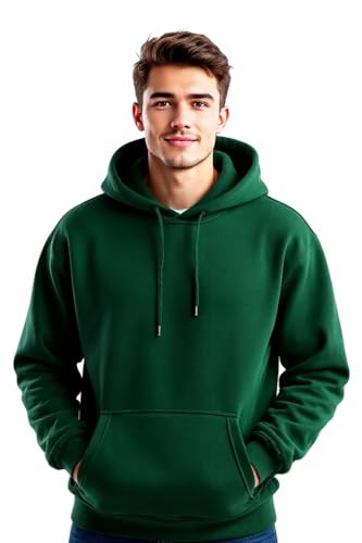 Image of Glowic Men's Hoodie | Oversized Stylish Sweatshirt for Winter Wear | Trendy Casual Hoodie for Men | Perfect for Gym, Travel, Streetwear Fashion