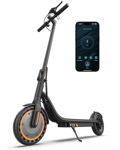 Image of Maxshot Electric Scooter, 350W /500W Powerful Motor, 19-22 MPH Max Speed, 15-28 Miles Range, Foldable escooter with Dual Braking Systems, Smart APP