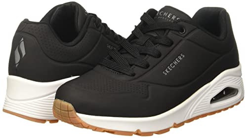 Image of Skechers Women's UNO-Stand ON AIR Black Sneaker (73690-BLK)