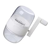 ZUNOXAZ Presse-Ail Manuel Blanc en ABS Hachoir à Gingembre et Noix sans Électricité Ust...