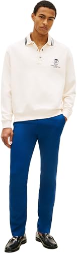 Tommy Hilfiger Herren Chino Hose Core Denton Essential Twill Straight Fit, Blau (Blue Jean), 30W/36L – Ansicht 5