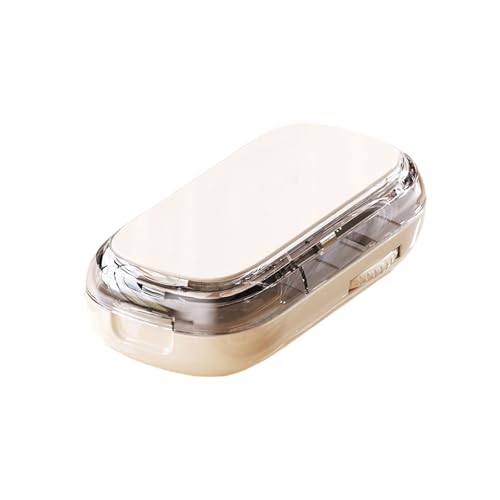 Pills Cutter and Splitter with Dispenser for Cuts Pills Tablets Box Pills Splitter Pills Organizers