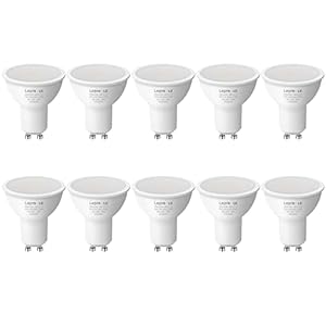 Lepro GU10 LED Bulbs, Warm White 2700K, 4W 345lm, 50W Halogen Spotlight Bulb Equivalent, Energy Saving GU10 LED Light…