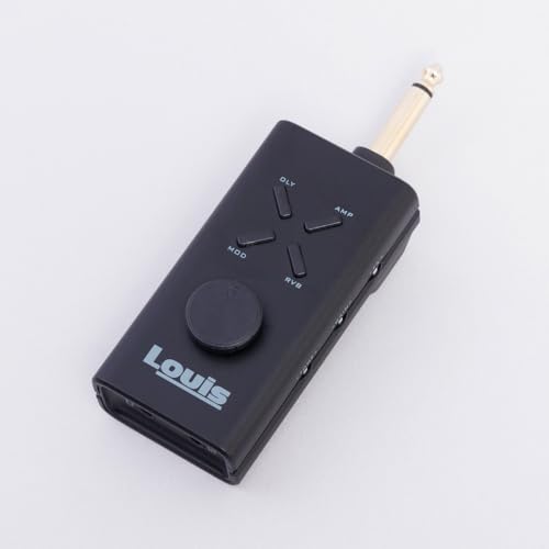 Louis LHA-01 エレキギター・ベース両対応ヘッドフォンアンプ エフェクト内蔵 USB充電式 ヘッドホンアンプ ルイス