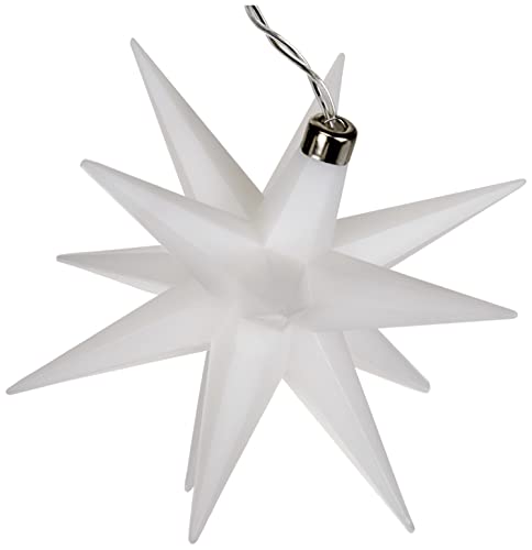 HGD CW62-1009 LED-Weihnachtsstern Warmweiß LED Weiß Timer Cover