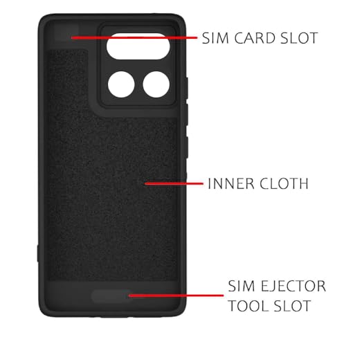 Image of Back Cover | MagFit Ring Design (Non-Magnetic) | Shockproof Case | Anti-Slip Grip | Raised Camera Edges | Slim Protective Case for Realme 16 Pro Plus 5G (Matte Black)