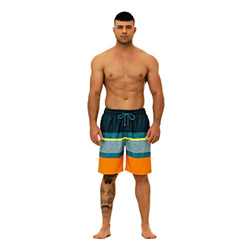 Image of KAILUA SURF Mens Swim Trunks Long, Quick Dry Mens Boardshorts, 9 Inches Inseam Mens Bathing Suits with Mesh Lining