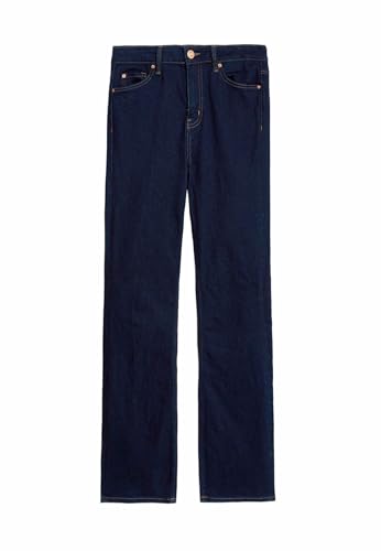 Marks & Spencer Jean Eva Bootcut Mélange D'indigo Femmes UK 12 (EU 40)