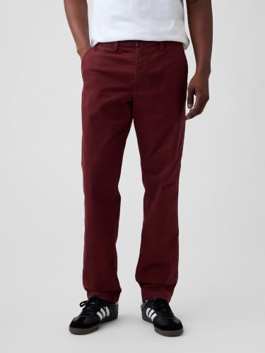 Image of Gap Men's Essential Straight Fit Khaki Chino Pants