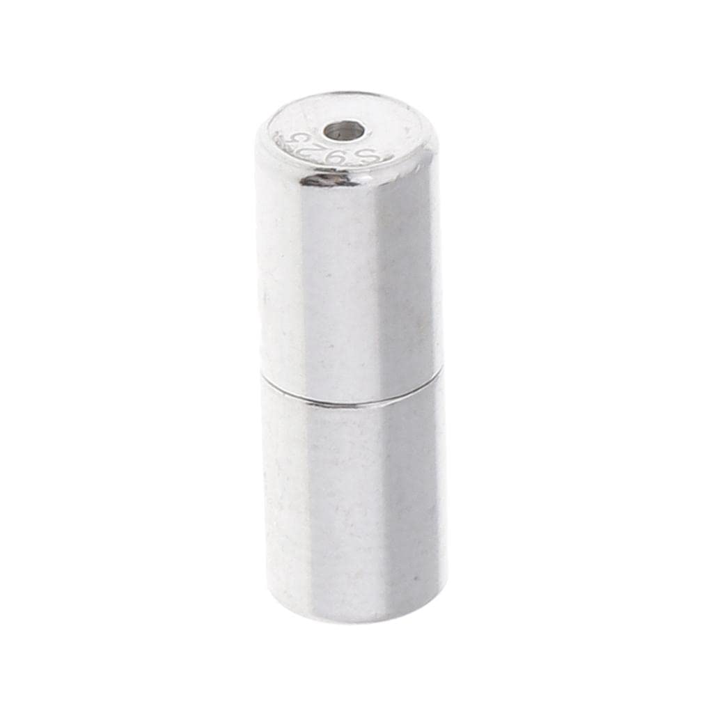 10 zestaw 925 srebro wysokiej próby śruba biżuteria klamra zapięcie tworzenie biżuterii znalezienie 10x4mm