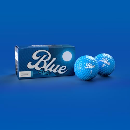Blue Balls LED Golf Balls 2-Pack