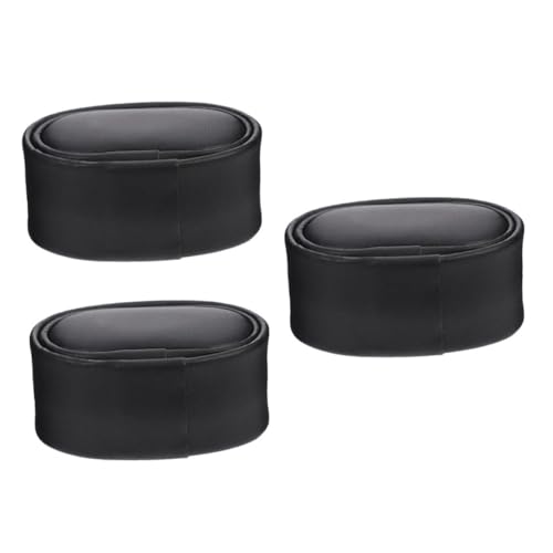Holibanna Watch Pillow Cushions 3 Pack Pu Leather Jewelry Holders Display Pillow Inserts for Watch Bracelet Collections