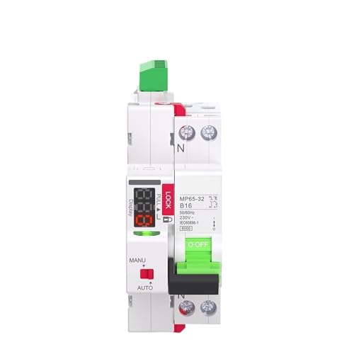 Disjoncteur réenclenchement automatique LED 32A 230V pour tableau