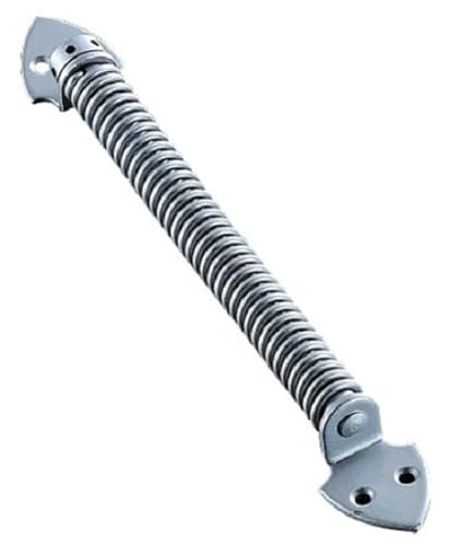 GROOM - Ferme-porte à ressort Spiral modèle n°72 avec verni diamètre 19mm acier finition argent – GROOM - 172001U
