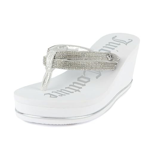 Juicy Couture Wedge Platform Flip Flop: High-Fashion, Soft Beach Sandal, Thong-Style Slide