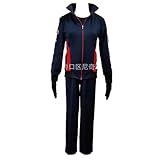 ECMRAD Shokudaikiri Mitsutada Autumn Daily Sports Wear Man Cosplay Costume Shirt + Top + Pants (Female, S)