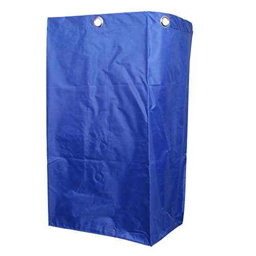 Sac de tri pour linge en forme de X bleu avec panier pliable - 8