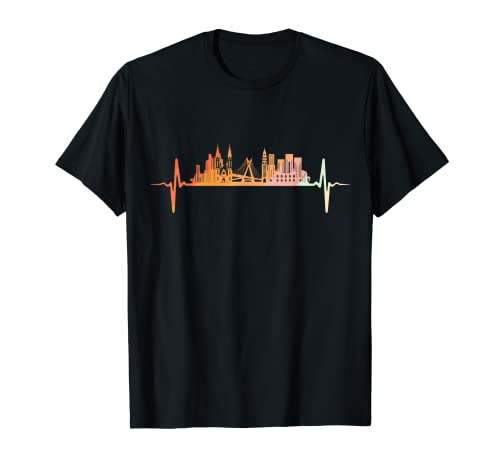 Sao paulo skyline latido estilo retro vintage Camiseta