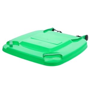 Generisch Mülleimerdeckel Grün Kunststoff Quadratisch