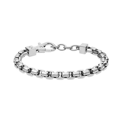 Image of A|X Armani Exchange Stainless Steel Chain Bracelet for Men