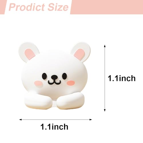 Support de câble design panda et ours - Idée cadeau utile pour bureau et table de nuit - 2