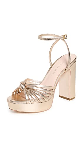 Loeffler Randall Women's Rivka Leather Knot Platform Sandals
