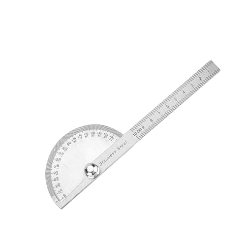 Buscador de ángulos de acero inoxidable con regla miniatura 6