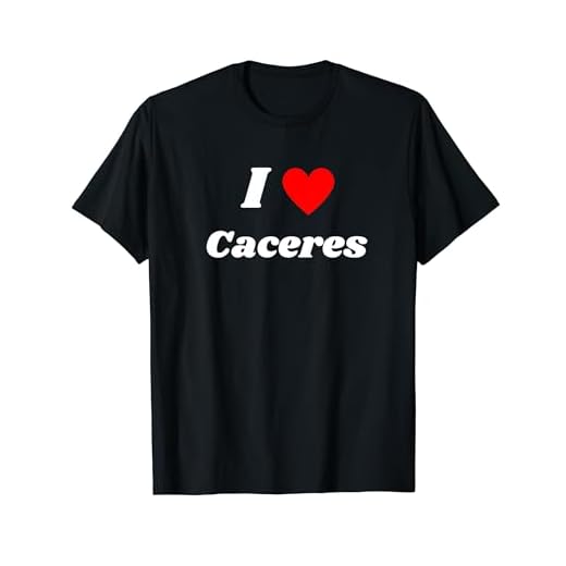 grafico divertido-eu adoro caceres Camiseta