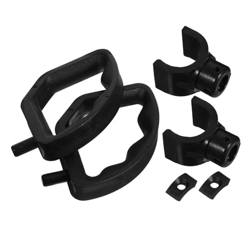 Beavorty Footrest Handle Clasp for Wheelchair 2 Pack Fastener Block Easy Mounting Wheelchair Accessories