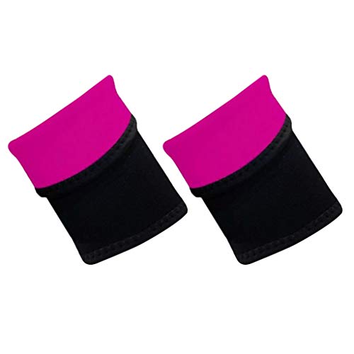 Beiyasi Elastische Neopren-Armstulpen für Frauen Körperliches Training Oberarmtraining Neopren-Armstulpen Schwarz + Gelb