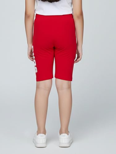 Image of KiddoPanti Girls Knee Length Cycling Shorts Pack of 2