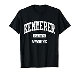 Kemmerer Wyoming WY JS04 Vintage Athletic Sports T-Shirt