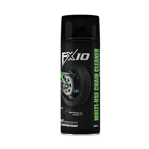 Image of Chain Cleaner Spray 135 ml Multi Use Degreaser Aerosol Fast Dry Residue Free Formula Removes Grease Dirt Grime for Bike Motorcycle Chain Sprocket Gear Cleaner Anti Rust