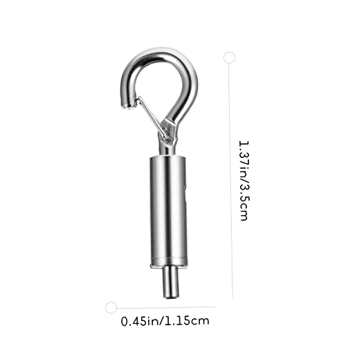 ULTECHNOVO 18 piezas Tensores de Cable de Pesca con Ganchos, tensor de cable de alambre resistente para accesorios de suspensión miniatura 4