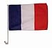 Produktbild Autofahne Frankreich Flagge, Größe ca. 30 x 46 cm, EM, WM