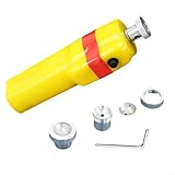 Photo Gallery wenyouya strumento di riparazione per stecca da biliardo elettrico, regolabile da 9 a 14 mm, con 4 dischi abrasivi sostituibili, struttura in plastica e metallo, giallo (trapano elettrico) Photo Gallery wenyouya strumento di riparazione per stecca da biliardo elettrico, regolabile da 9 a 14 mm, con 4 dischi abrasivi sostituibili, struttura in plastica e metallo, giallo (trapano elettrico)